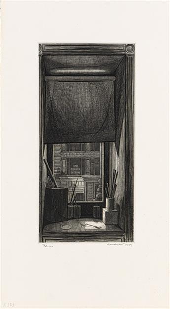 ARMIN LANDECK Two engravings with drypoint.